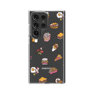 F My Diet | Junk Food Samsung Case Clear for Galaxy S24 Ultra