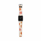 Far Out | Floral Smiley Face Apple Watch Band for 38/40/41 mm Watch in Black