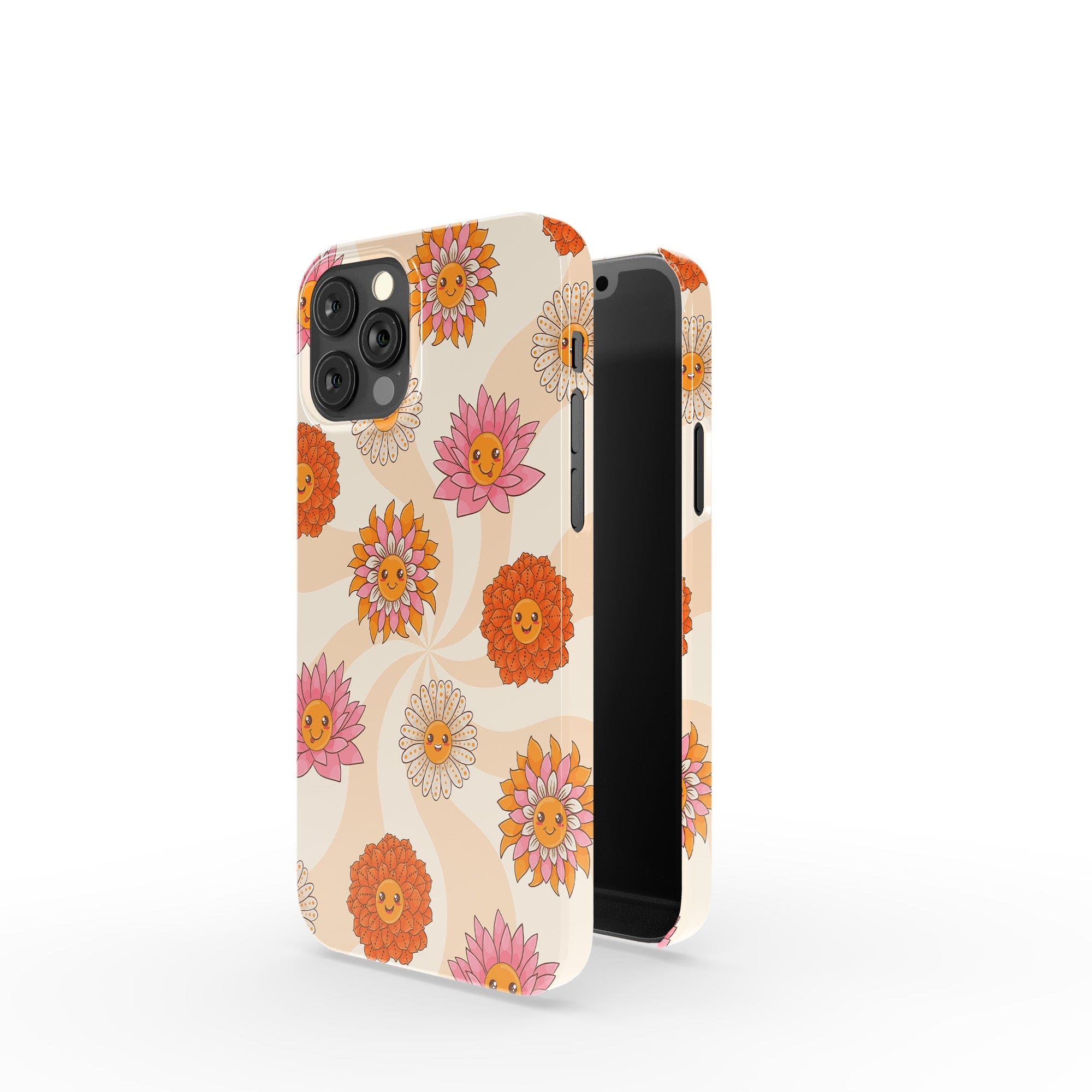 Far Out | Floral Smiley Face Case Slim for iPhone X/XS