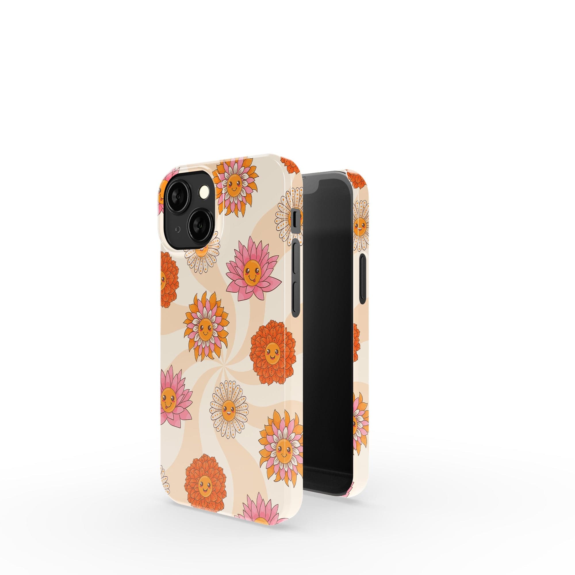 Far Out | Floral Smiley Face Case Clear for iPhone 11 Pro Max