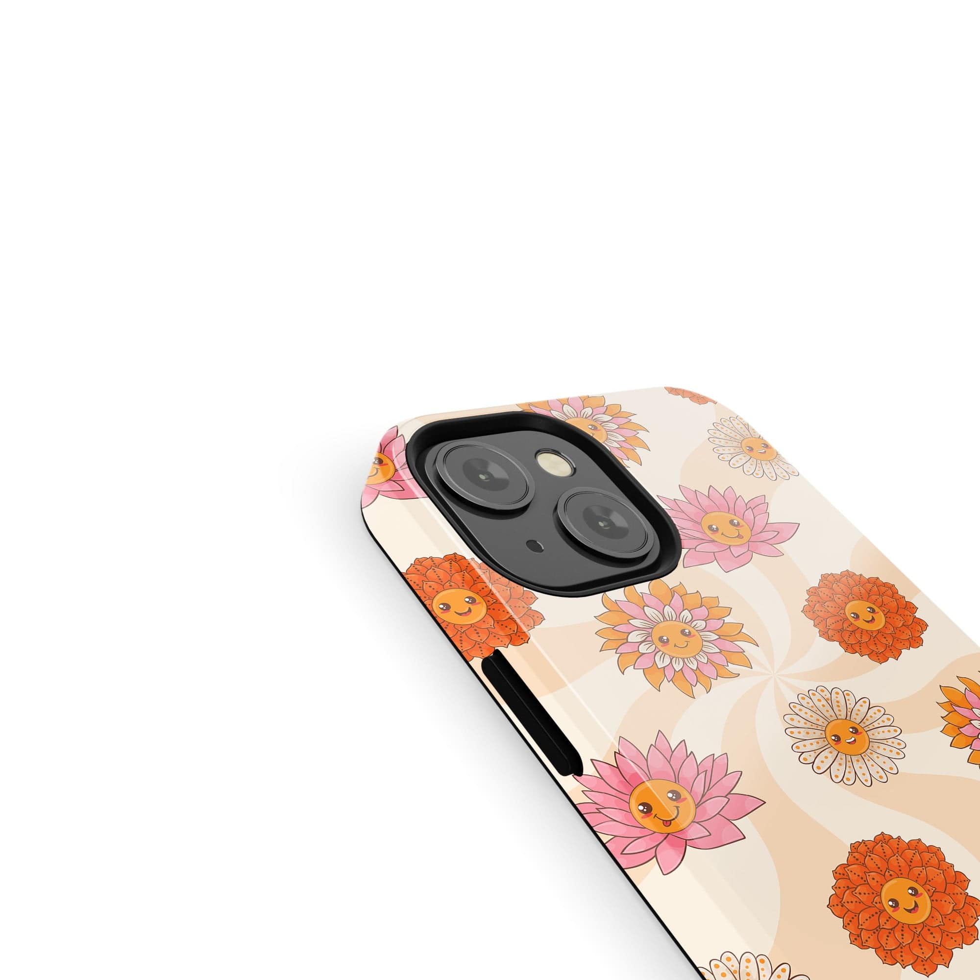 Far Out | Floral Smiley Face Case Clear for iPhone 11 Pro