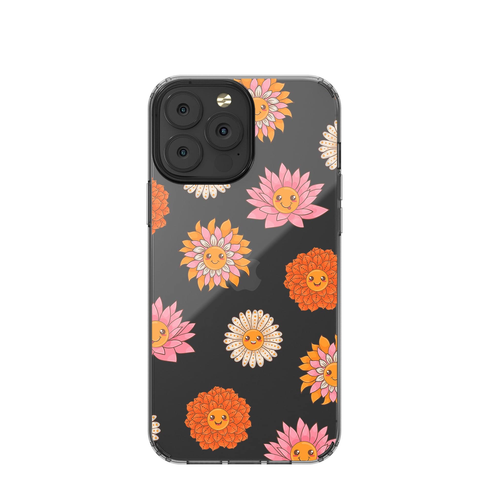 Far Out | Floral Smiley Face Case Tough for iPhone 13