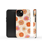 Far Out | Floral Smiley Face Case Tough for iPhone 12