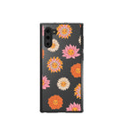 Far Out | Floral Smiley Face Samsung Case Clear for Galaxy Note 10 