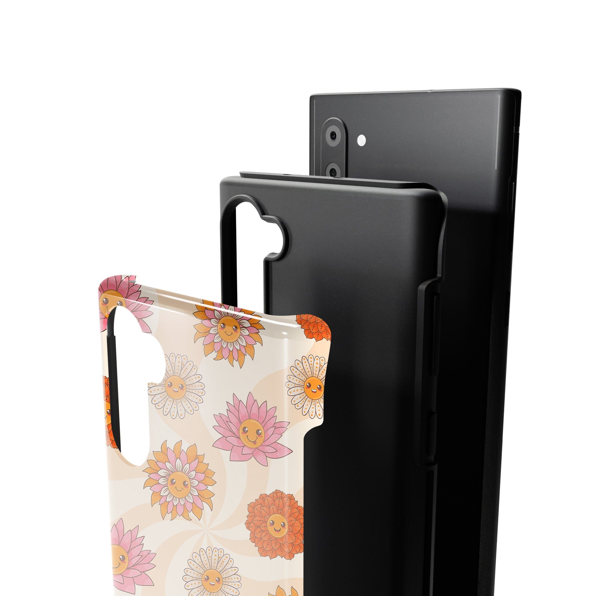 Far Out | Floral Smiley Face Samsung Case Tough for Galaxy Note 10 