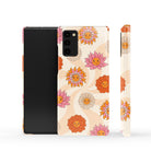 Far Out | Floral Smiley Face Samsung Case Slim for Galaxy Note 20 