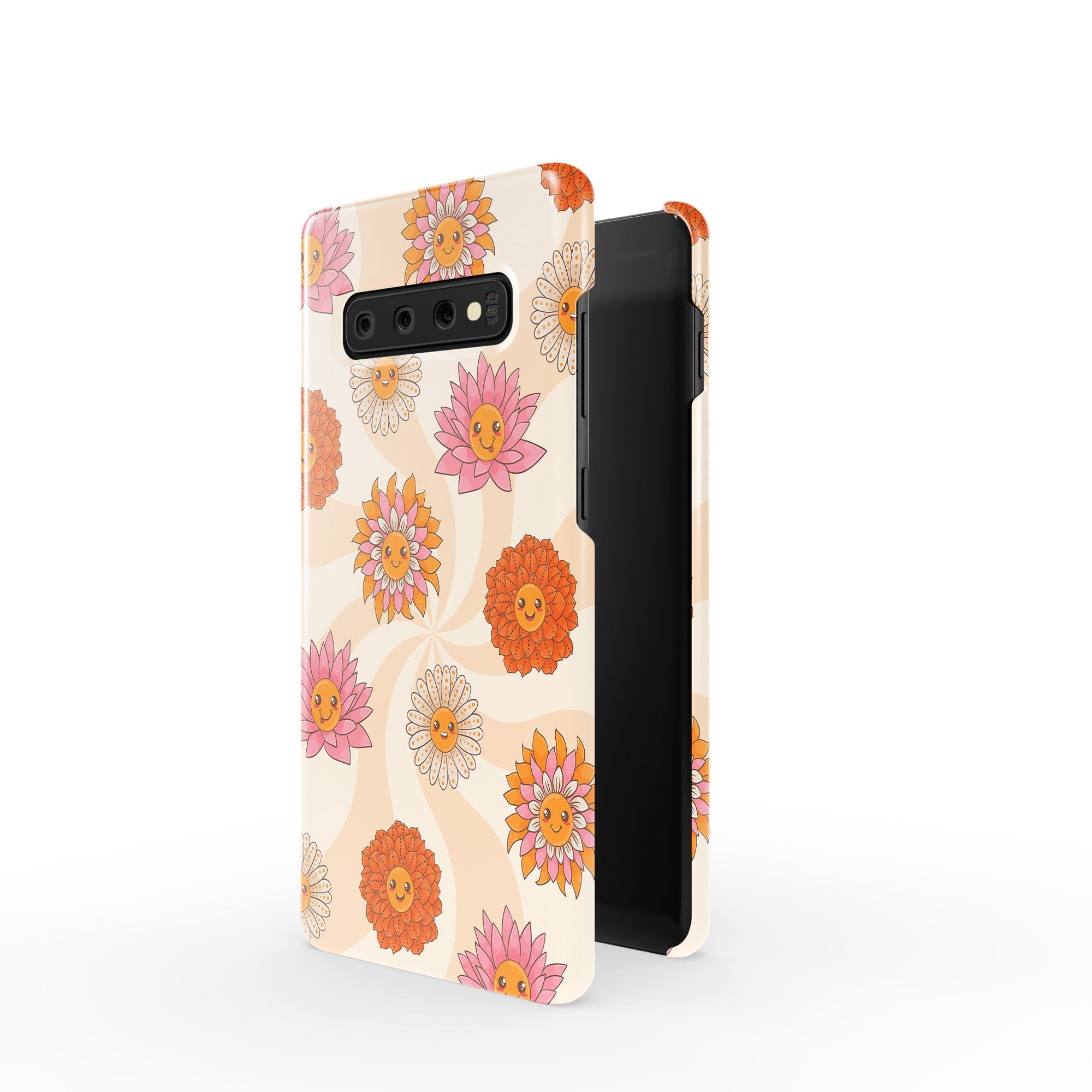 Far Out | Floral Smiley Face Samsung Case Slim for Galaxy S10 Plus 