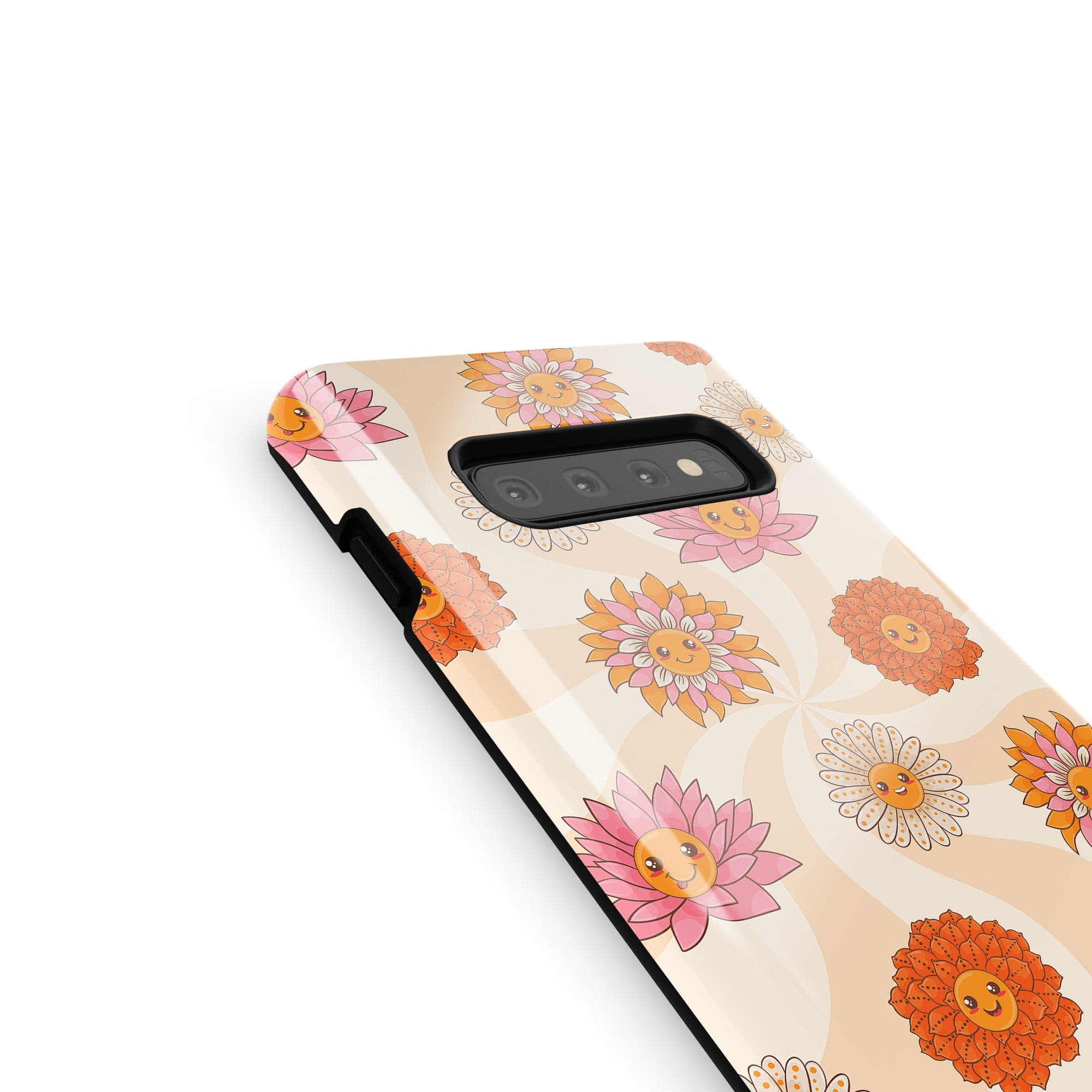 Far Out | Floral Smiley Face Samsung Case Tough for Galaxy S10 Plus 