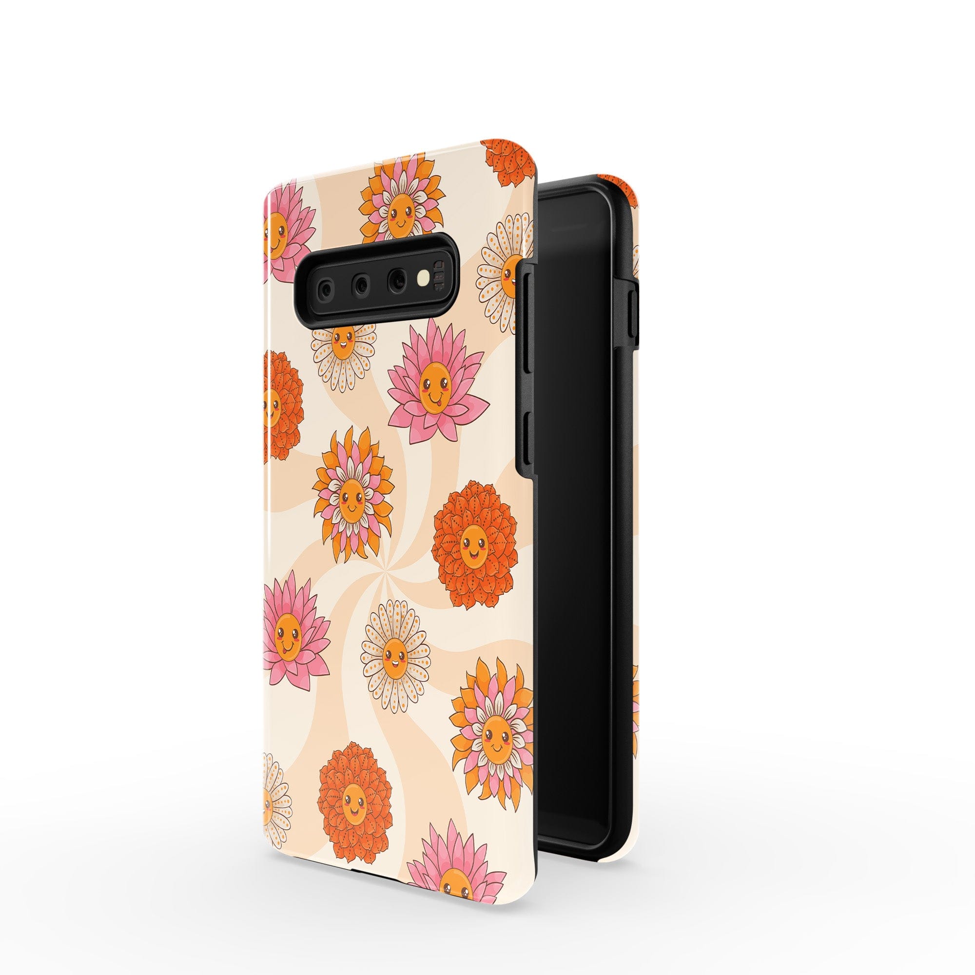 Far Out | Floral Smiley Face Samsung Case Tough for Galaxy S10 Plus 