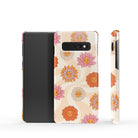 Far Out | Floral Smiley Face Samsung Case Slim for Galaxy S10 