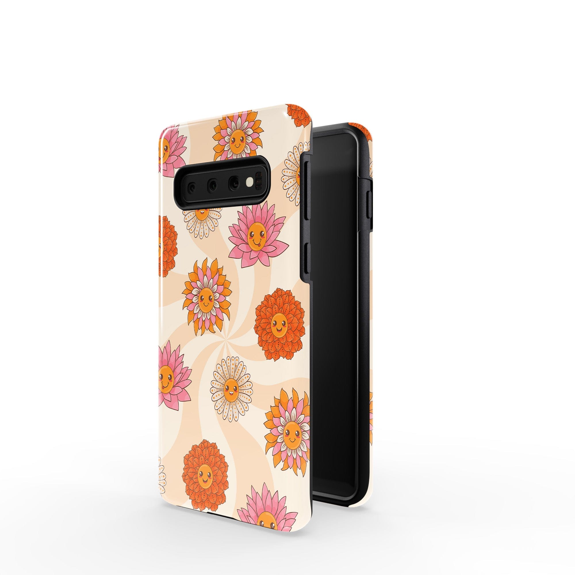 Far Out | Floral Smiley Face Samsung Case Tough for Galaxy S10 