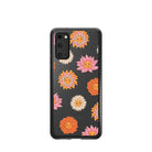 Far Out | Floral Smiley Face Samsung Case Clear for Galaxy S20 