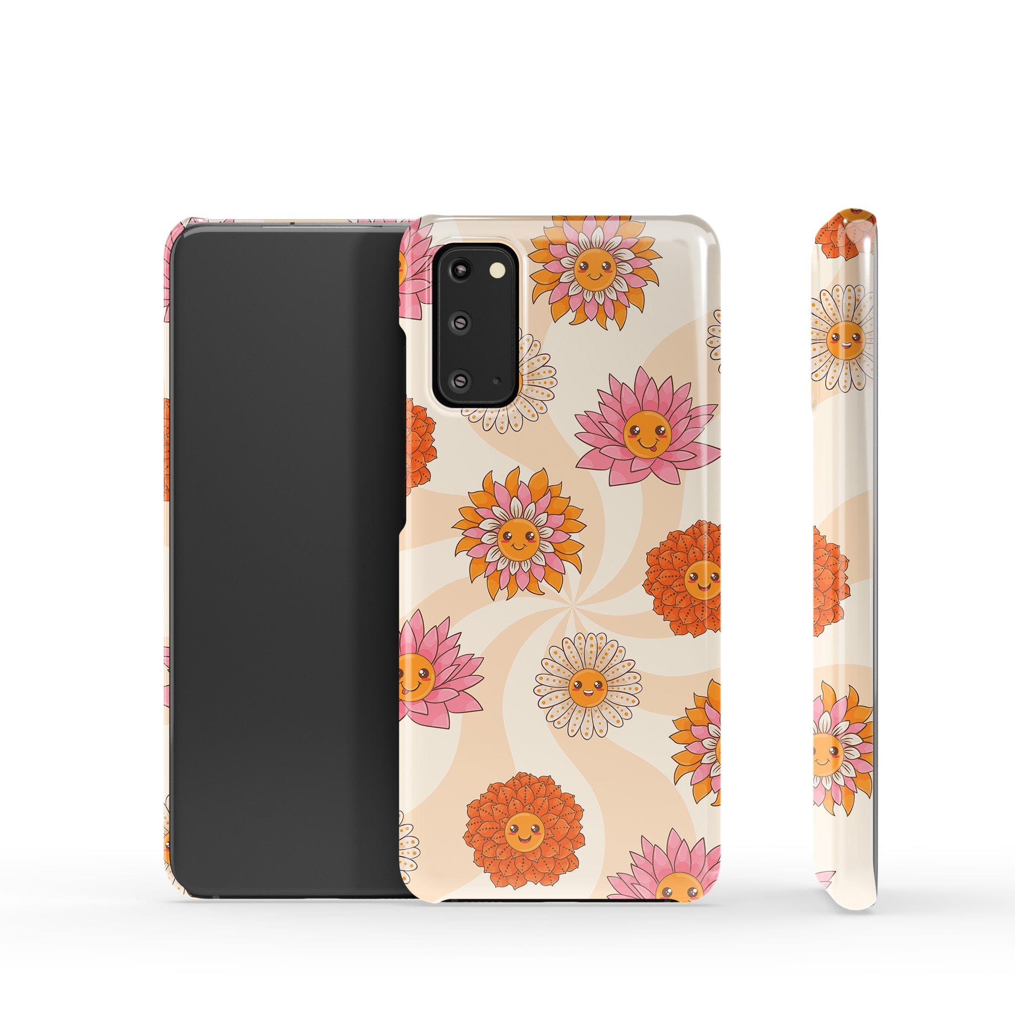 Far Out | Floral Smiley Face Samsung Case Slim for Galaxy S20 