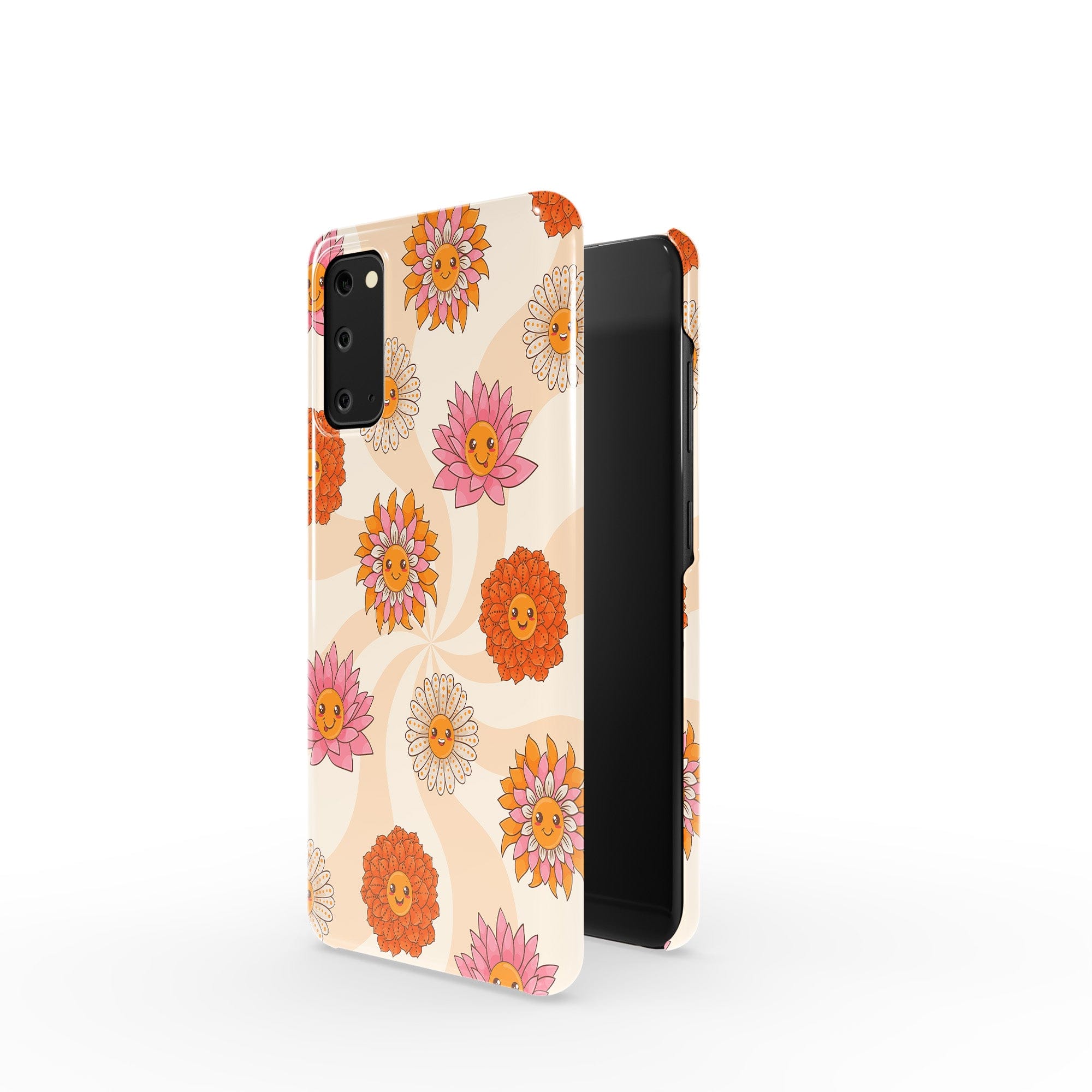 Far Out | Floral Smiley Face Samsung Case Slim for Galaxy S20 