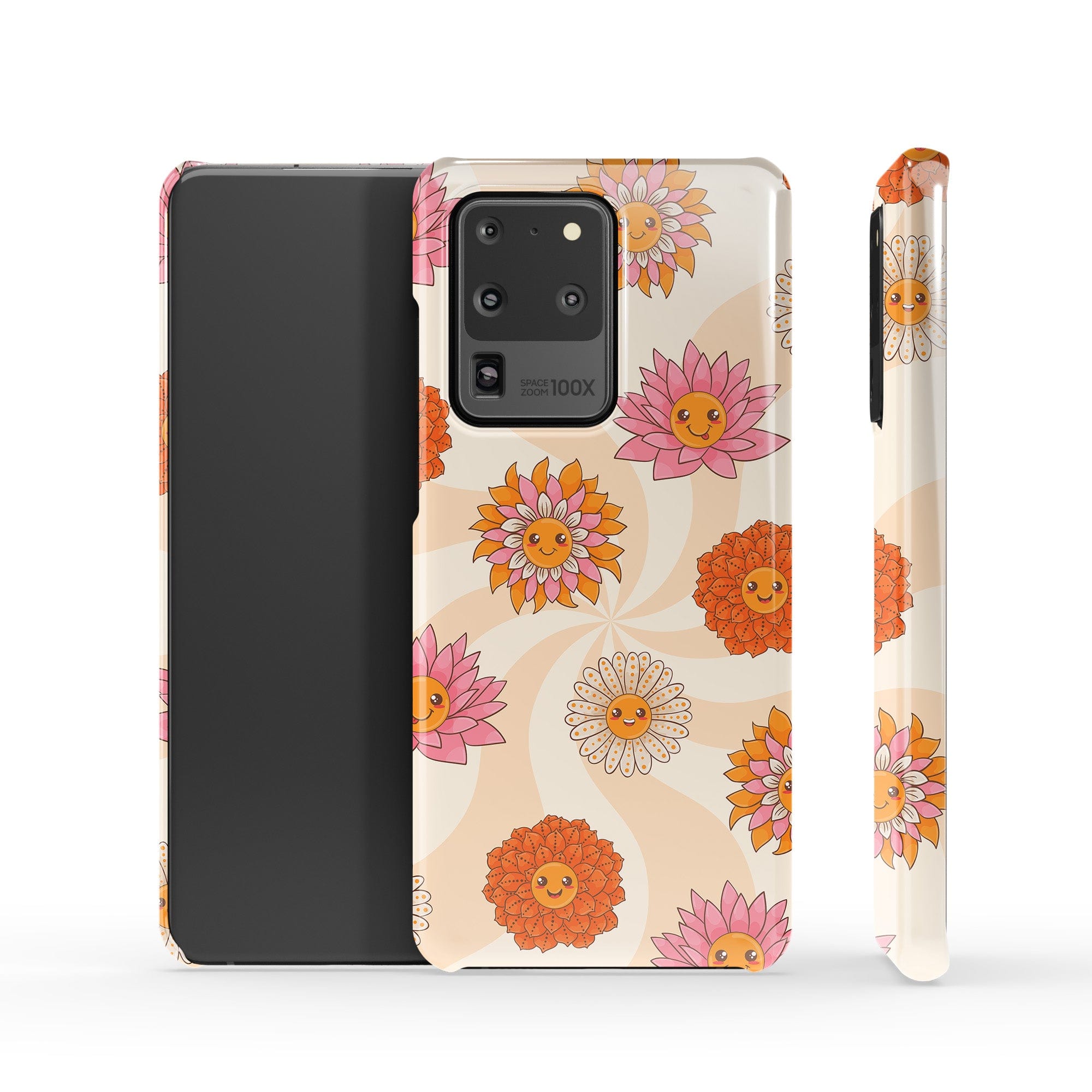 Far Out | Floral Smiley Face Samsung Case Slim for Galaxy S20 Ultra