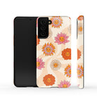 Far Out | Floral Smiley Face Samsung Case Tough for Galaxy S21 Plus