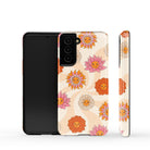 Far Out | Floral Smiley Face Samsung Case Tough for Galaxy S21 