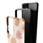 Far Out | Floral Smiley Face Samsung Case Tough for Galaxy S21 Ultra