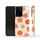 Far Out | Floral Smiley Face Samsung Case Tough for Galaxy S21 Ultra