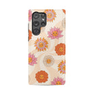 Far Out | Floral Smiley Face Samsung Case Tough for Galaxy S22 Ultra