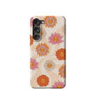 Far Out | Floral Smiley Face Samsung Case Slim for Galaxy S23 Plus