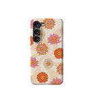 Far Out | Floral Smiley Face Samsung Case Slim for Galaxy S23 Ultra