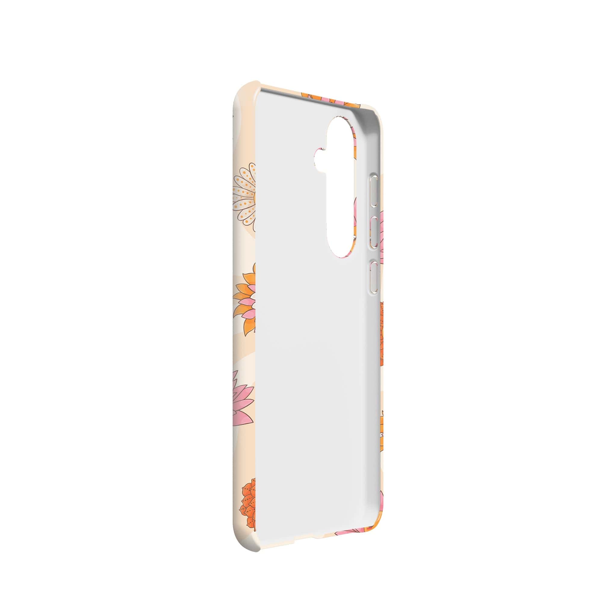 Far Out | Floral Smiley Face Samsung Case Slim for Galaxy S24 Plus