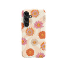 Far Out | Floral Smiley Face Samsung Case Slim for Galaxy S24