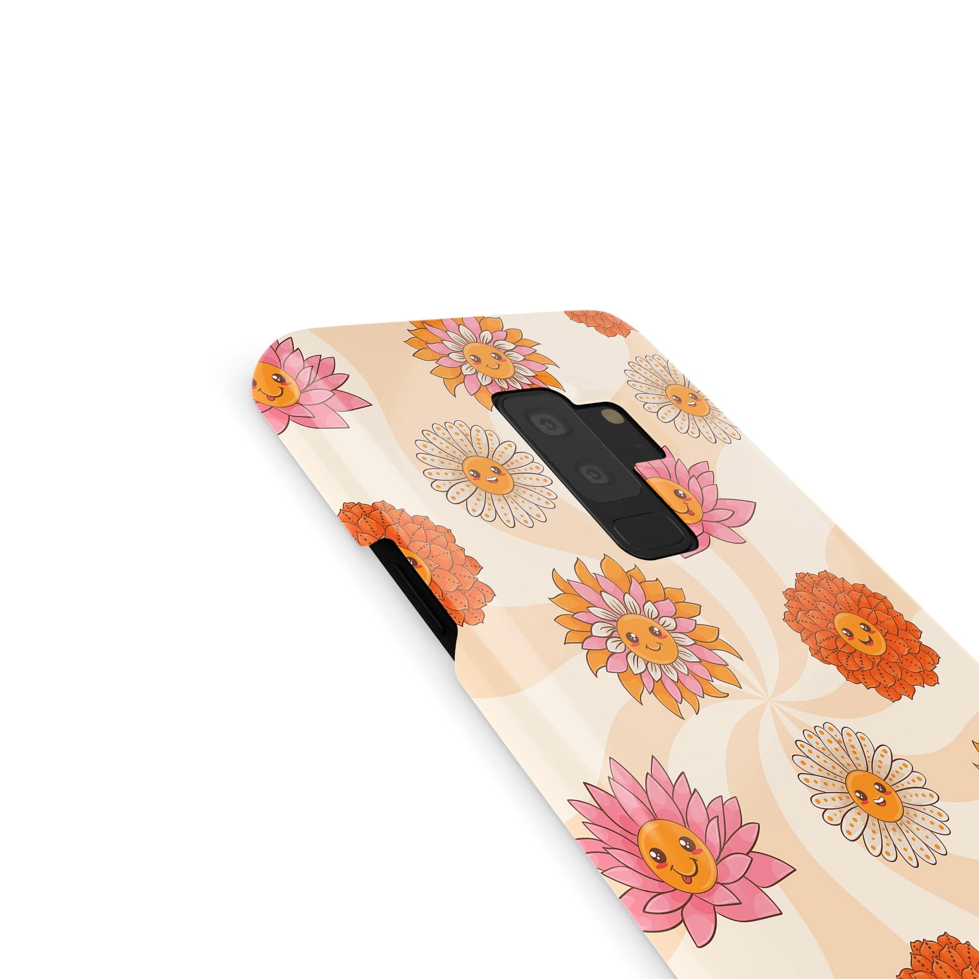 Far Out | Floral Smiley Face Samsung Case Slim for Galaxy S9 Plus 