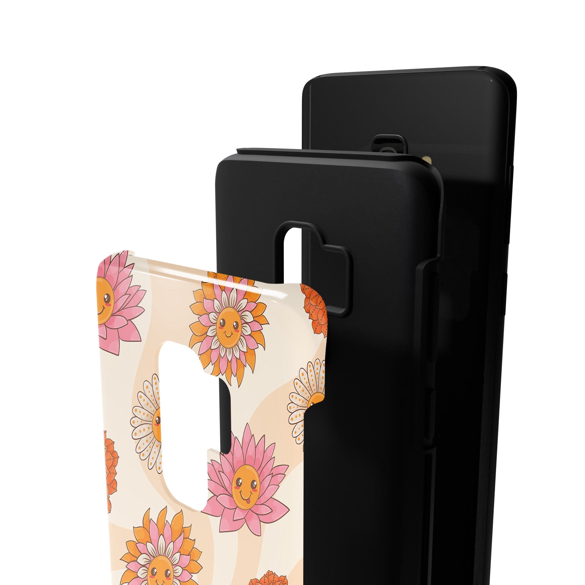 Far Out | Floral Smiley Face Samsung Case Tough for Galaxy S9 Plus 