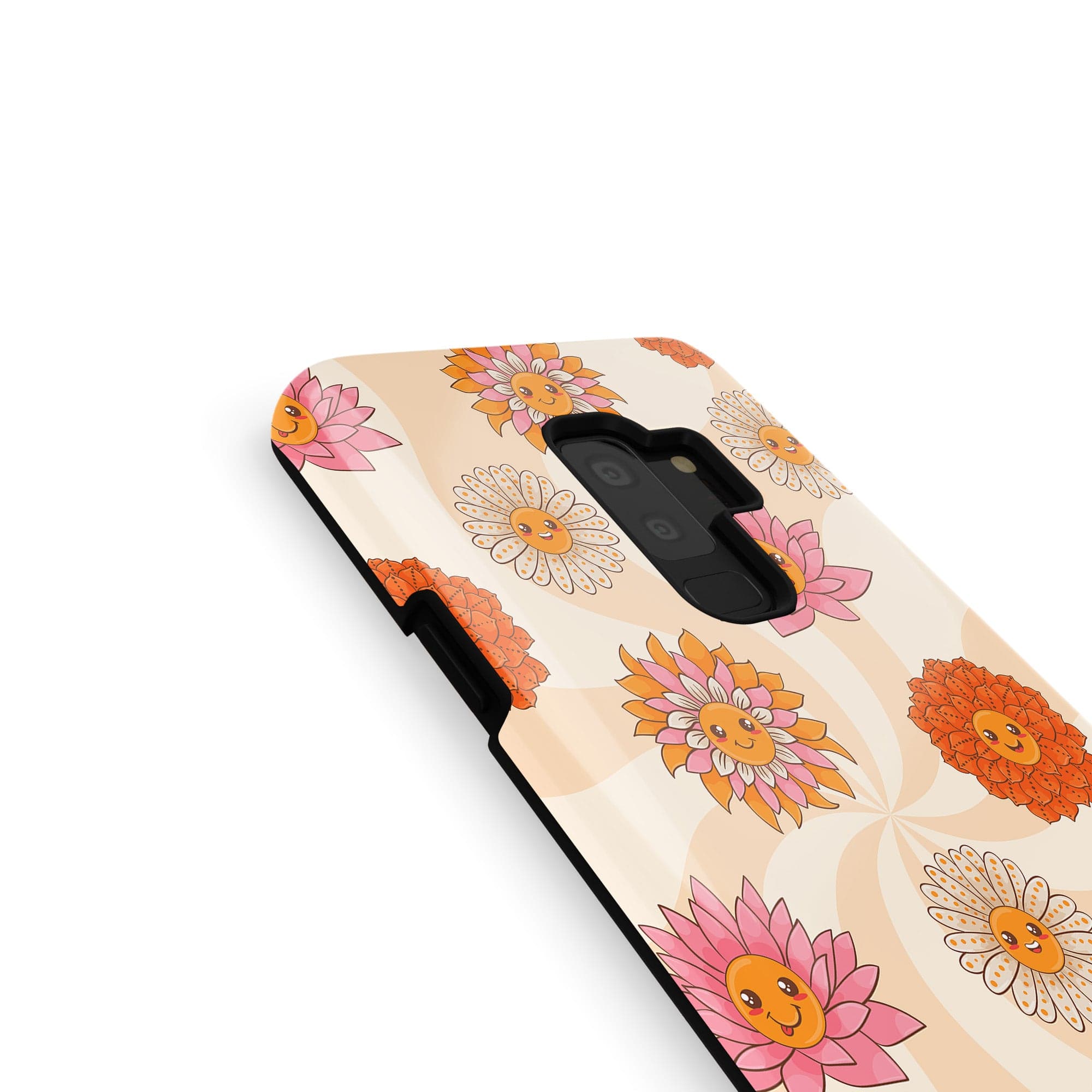 Far Out | Floral Smiley Face Samsung Case Tough for Galaxy S9 Plus 