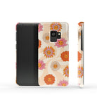 Far Out | Floral Smiley Face Samsung Case Slim for Galaxy S9 