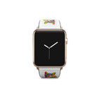 Fractal Canvas | Abstract Cat Apple Watch Band for 38/40/41 mm Watch in Gold