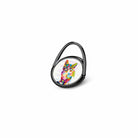 Fractal Canvas | Abstract Cat Ring Holder in Black