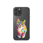 Fractal Canvas | Abstract Cat Case Slim for iPhone XR