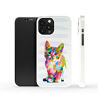 Fractal Canvas | Abstract Cat Case Clear for iPhone 11