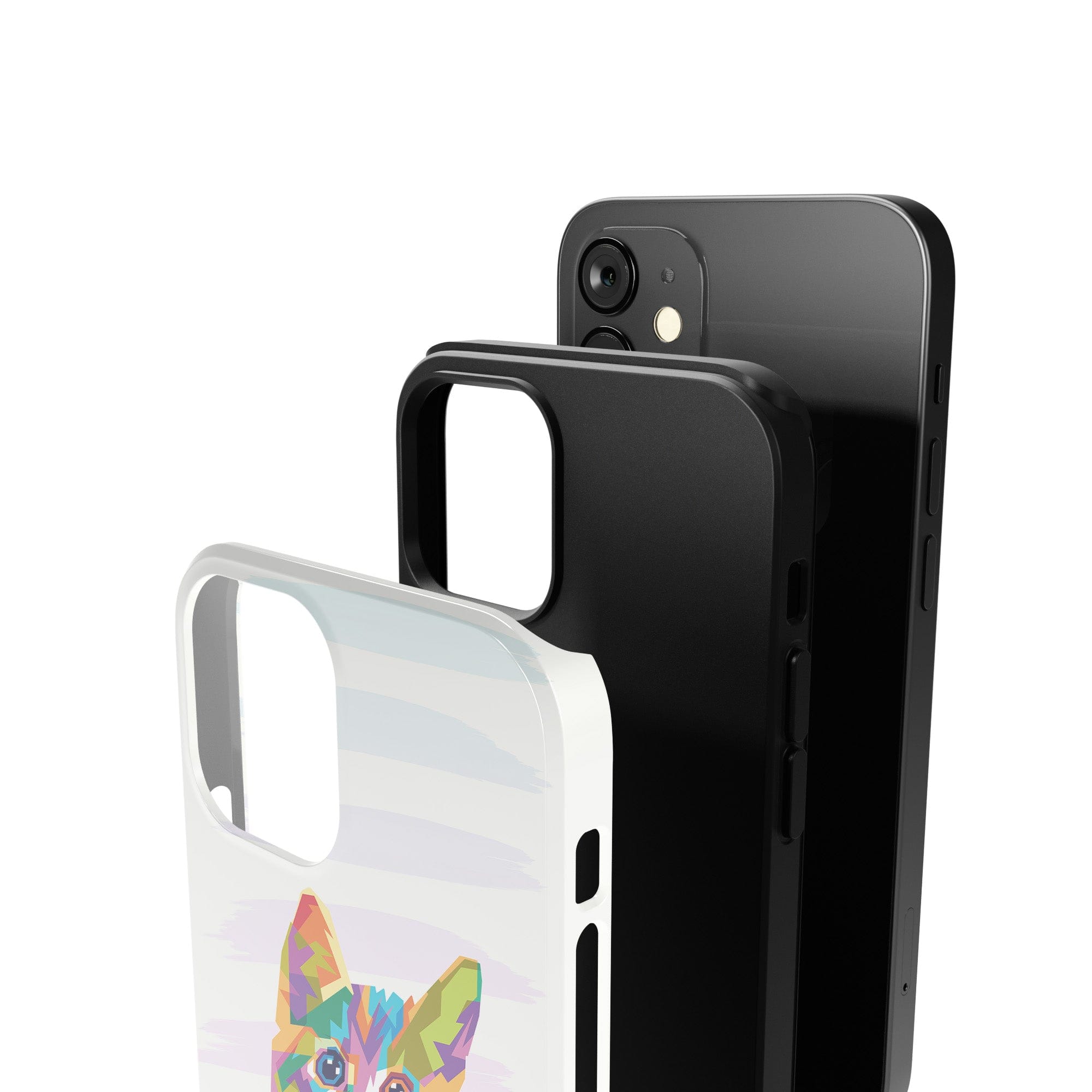 Fractal Canvas | Abstract Cat Case Tough for iPhone 6/6S