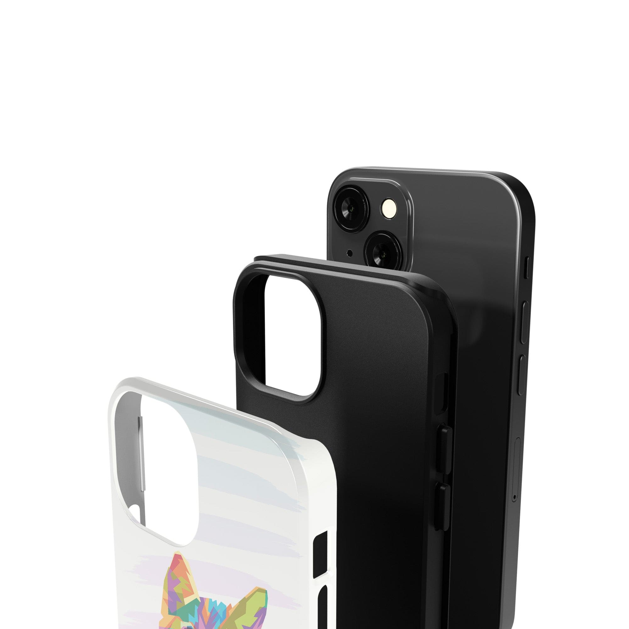 Fractal Canvas | Abstract Cat Case Tough for iPhone 11 Pro