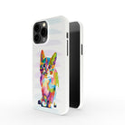 Fractal Canvas | Abstract Cat Case Clear for iPhone 13 Pro Max