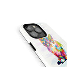 Fractal Canvas | Abstract Cat Case Tough for iPhone 12 Pro Max