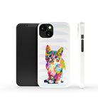 Fractal Canvas | Abstract Cat Case Tough for iPhone 12 Pro