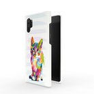 Fractal Canvas | Abstract Cat Samsung Case Slim for Galaxy Note 10 Plus 