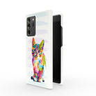 Fractal Canvas | Abstract Cat Samsung Case Slim for Galaxy Note 20 Ultra 