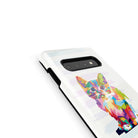 Fractal Canvas | Abstract Cat Samsung Case Tough for Galaxy S10 