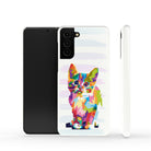 Fractal Canvas | Abstract Cat Samsung Case Slim for Galaxy S21 Plus