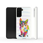 Fractal Canvas | Abstract Cat Samsung Case Tough for Galaxy S21 Plus