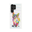 Fractal Canvas | Abstract Cat Samsung Case Slim for Galaxy S24 Ultra