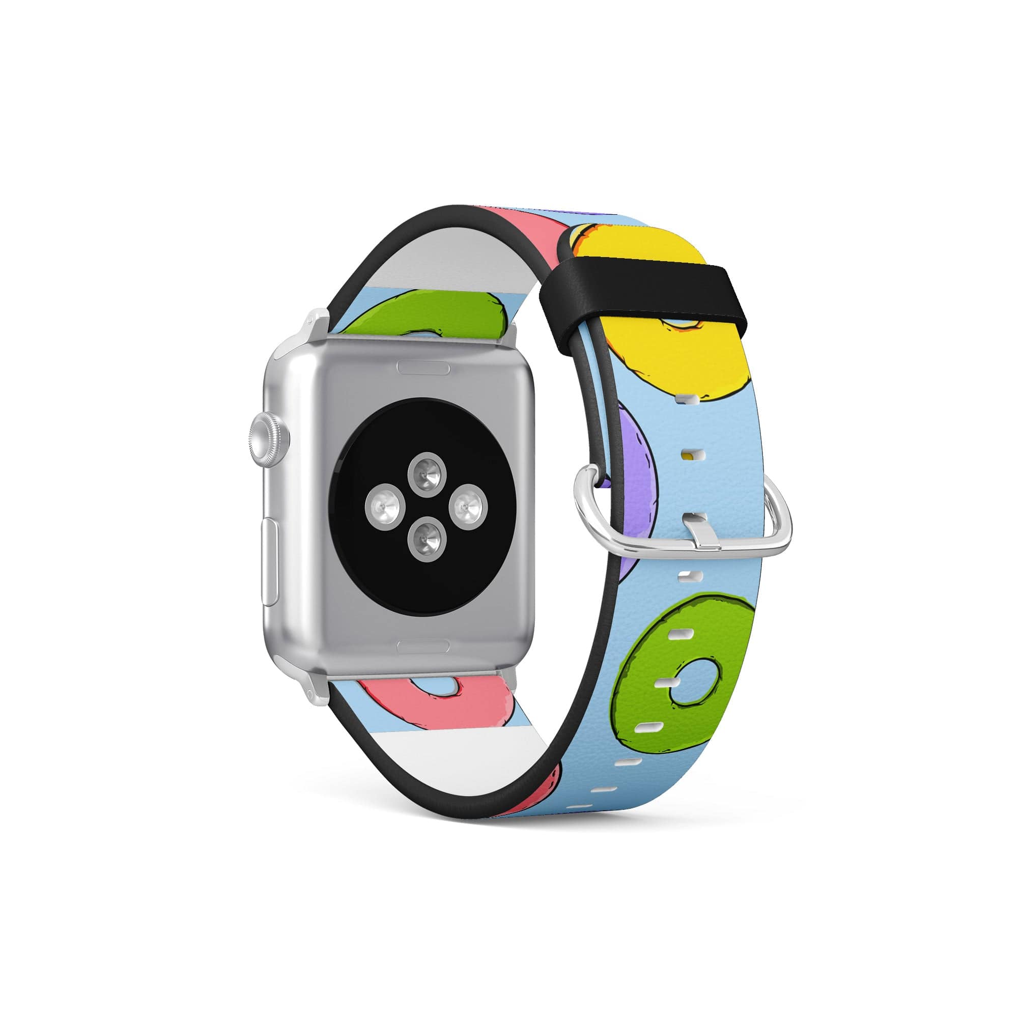 Frosted Loops | Donut Apple Watch Band for 38/40/41 mm Watch in Silver