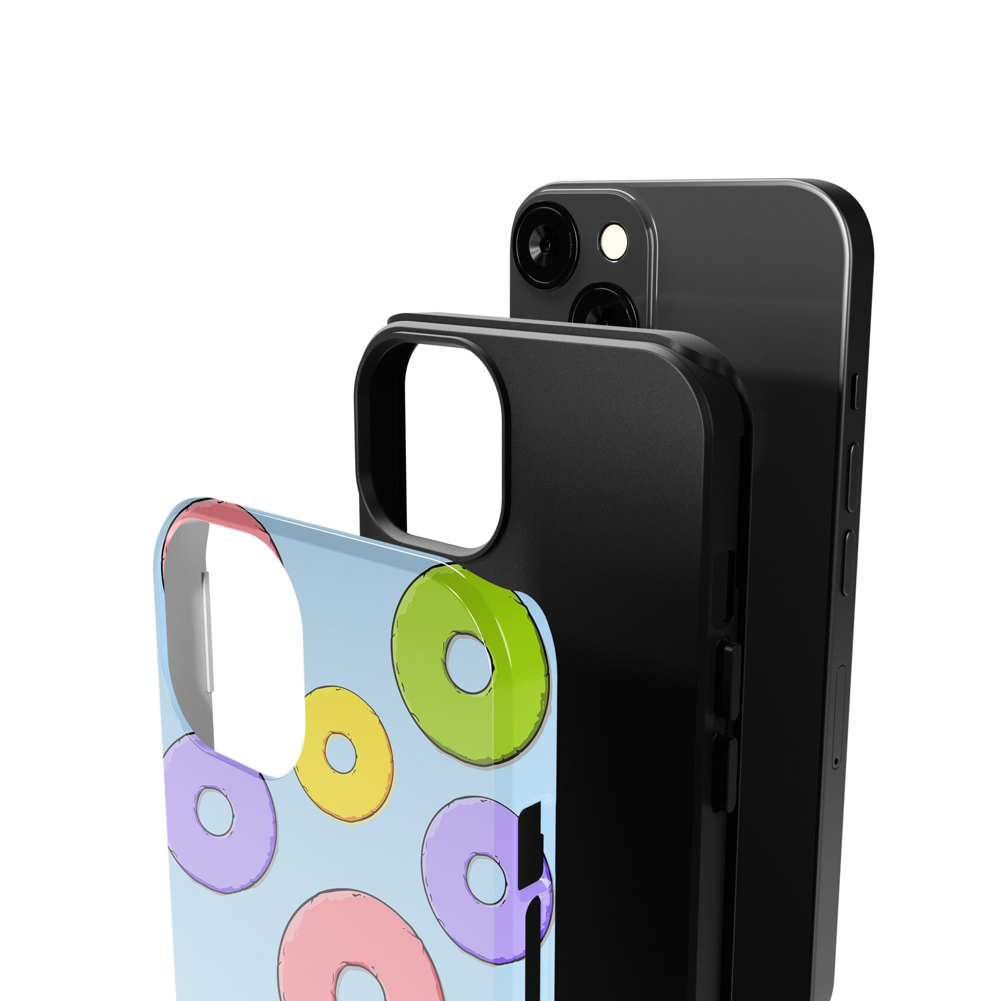 Frosted Loops | Donut Case Clear for iPhone 12