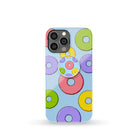 Frosted Loops | Donut Foldable Phone Grip in White